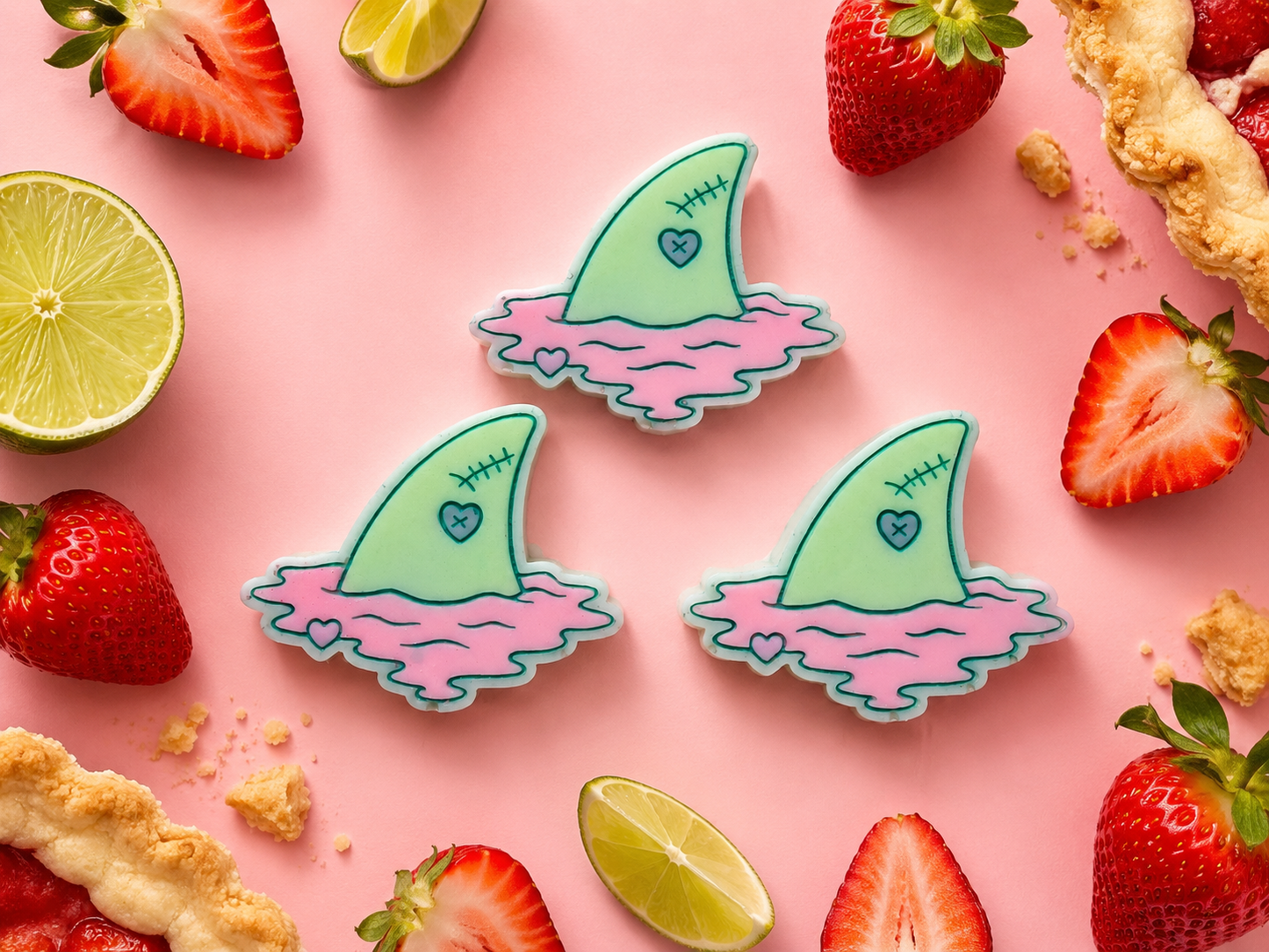 Strawberry Key Lime Pie