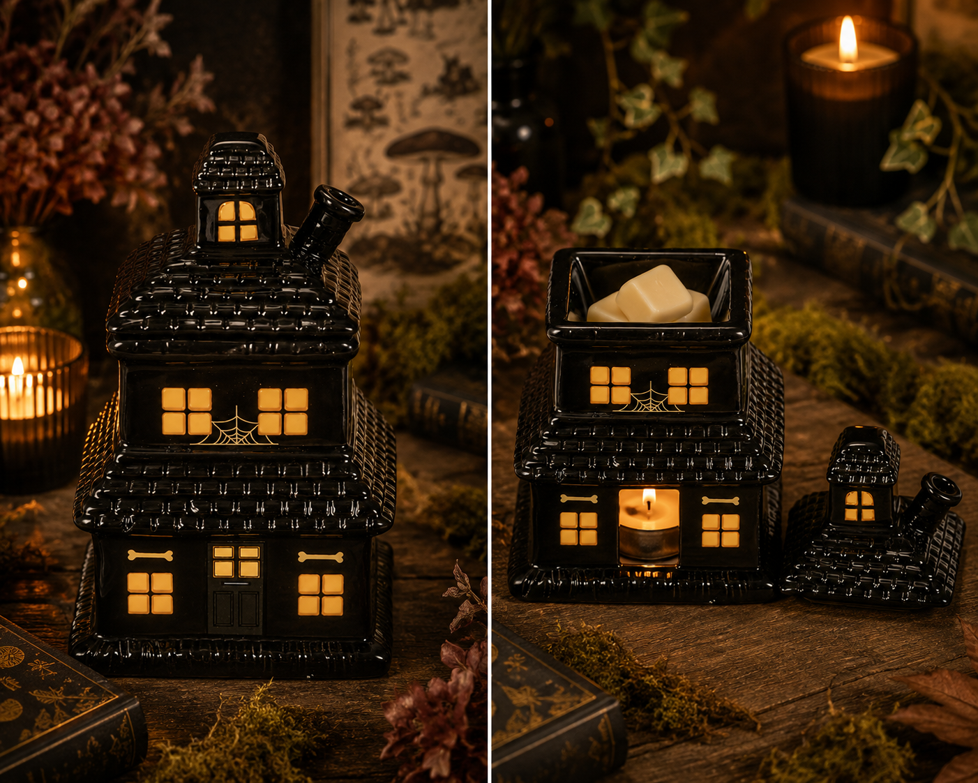 Haunted House Oil Burner and Wax Warmer