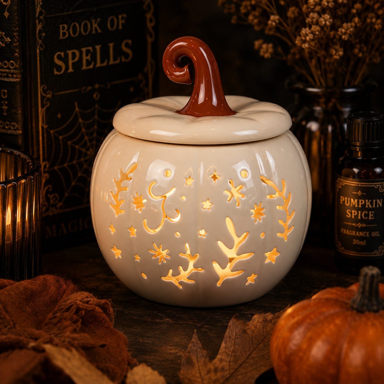 Folk Pumpkin Burner