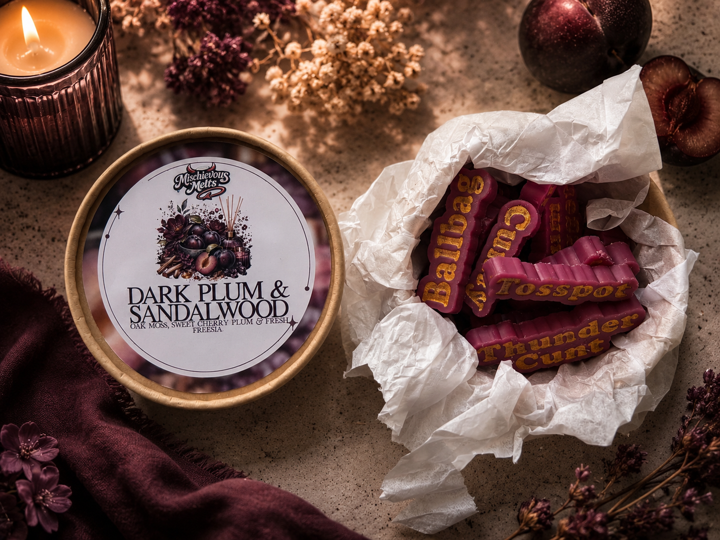 Dark Plum & Sandalwood