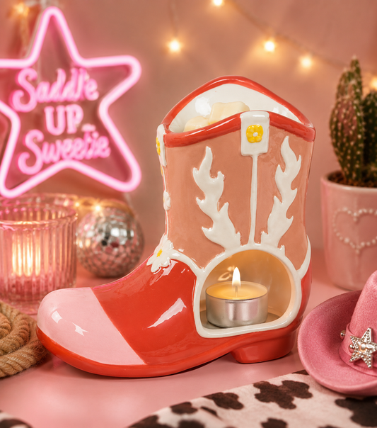 Cowboy Boot Oil Burner/Wax Warmer.