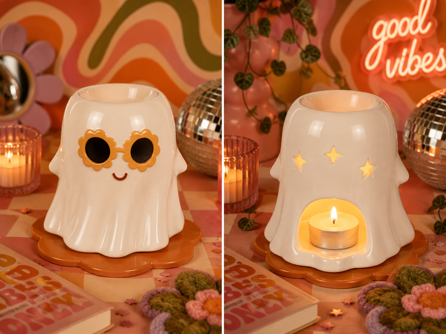 Groovy Ghost Oil Burner and Wax Warmer