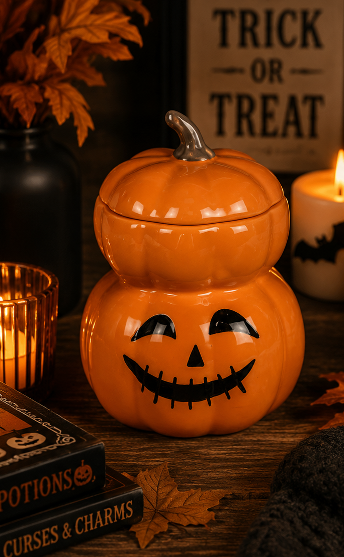 Stacked Pumpkin Oil Burner and Wax Warmer