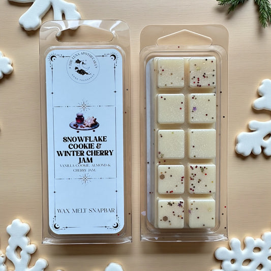 Snowflake Cookie & Winter Cherry Jam Snapbar